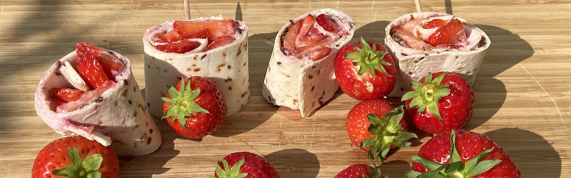 Rezept Erdbeer-Wraps von Elbe-Obst