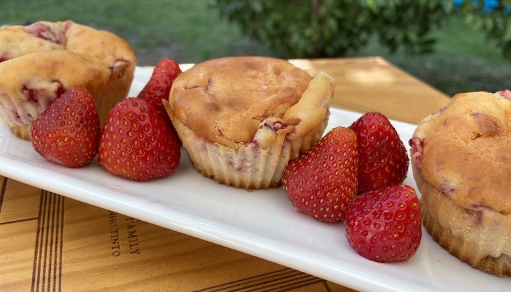 Rezept Erdbeer-Quark-Muffin von Elbe-Obst