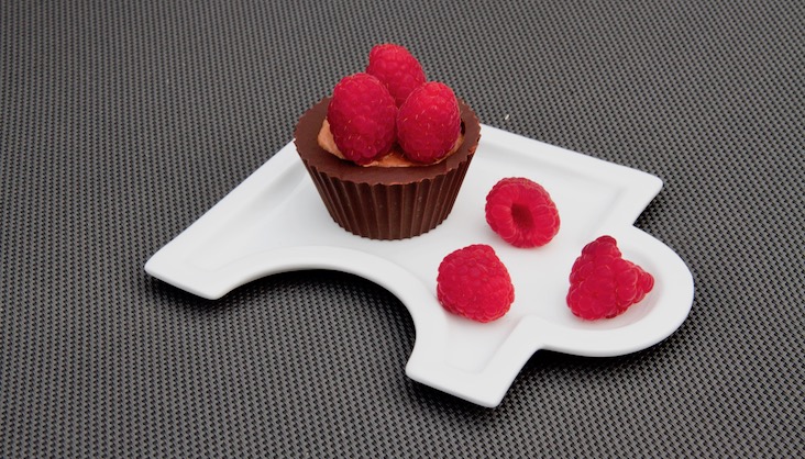 Rezept Mousse au chocolat mit Himbeeren von Elbe-Obst